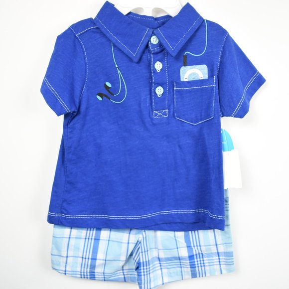 polo shirt and shorts set NEW WITH TAGS - Picture 1 of 6